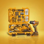 Complete 166Pc DIY Tool Set powered by a 20V Cordless Impact Drill - Image 3