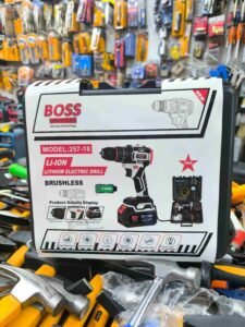 BOSS 118V Cordless Drill Machine with 2 Batteries & Fast Charger – High Power, LED Light, Variable Speed - Image 3