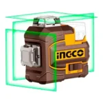 Cordless 3D laser level green 16V 35m 12 lines ingco